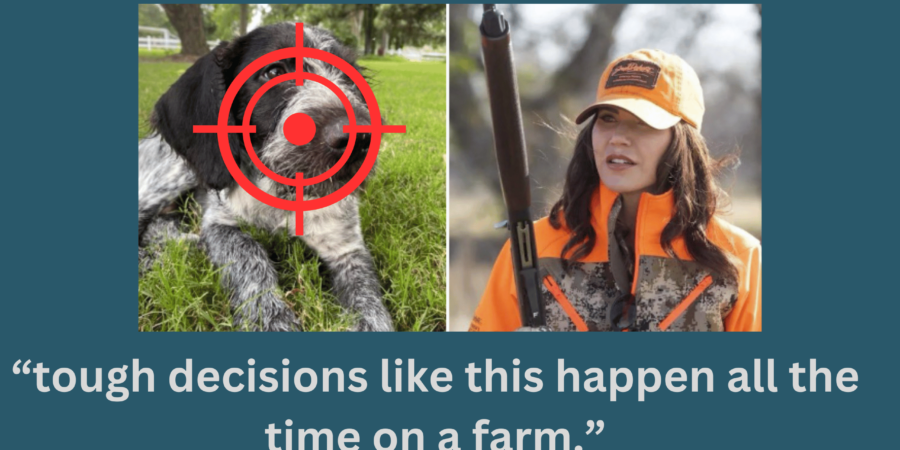 Kristie Noem Shoots her Dog and Herself  (in the foot)