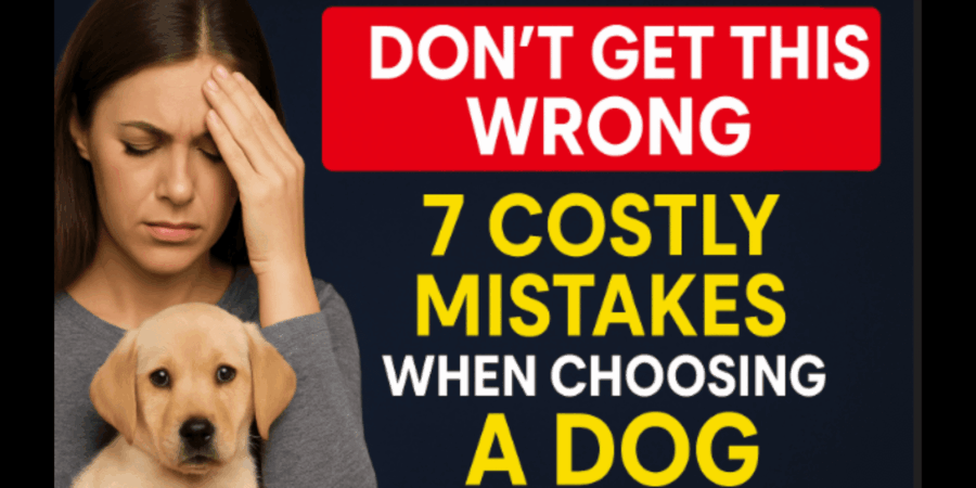 7 Mistakes People Make When Choosing a Dog