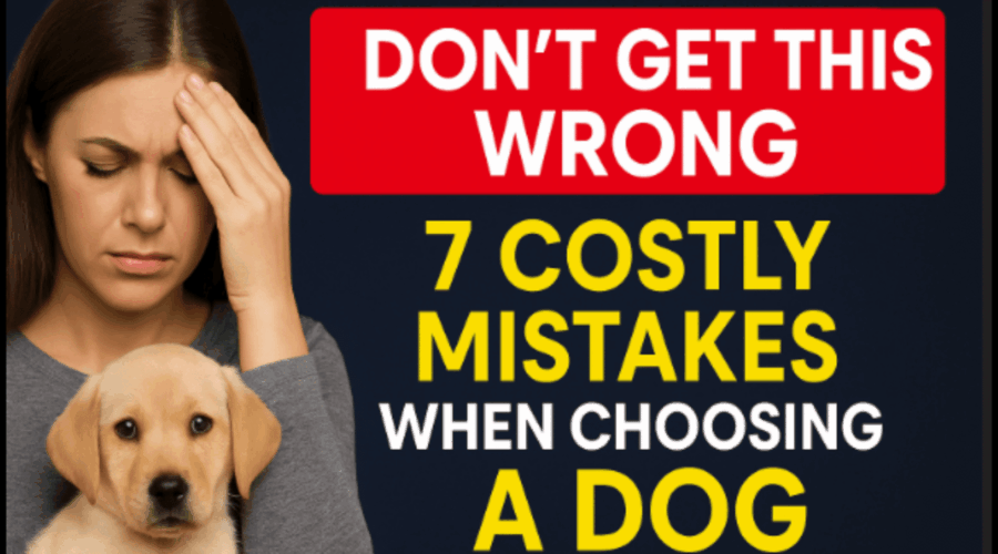 7 Mistakes People Make When Choosing a Dog